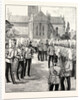 Church Parade of the Household Cavalry at Windsor UK by Anonymous