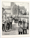 Church Parade of the Household Cavalry at Windsor UK by Anonymous
