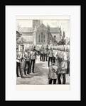 Church Parade of the Household Cavalry at Windsor UK by Anonymous