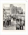 Church Parade of the Household Cavalry at Windsor UK by Anonymous