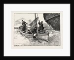 While I Grabbed Him to Help Him Inboard Abraham Was Hoisting the Sail. by Anonymous