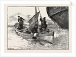 While I Grabbed Him to Help Him Inboard Abraham Was Hoisting the Sail. by Anonymous