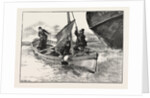 While I Grabbed Him to Help Him Inboard Abraham Was Hoisting the Sail. by Anonymous