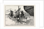 While I Grabbed Him to Help Him Inboard Abraham Was Hoisting the Sail. by Anonymous