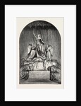 The Princess Charlotte Monument. The Princess Charlotte Augusta, 1796 - 1817. Daughter of George, Prince of Wales and Caroline of Brunswick. by Anonymous