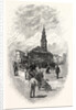 St. Clement Danes', from the East by Anonymous
