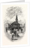 St. Clement Danes', from the East by Anonymous