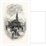 St. Clement Danes', from the East by Anonymous