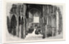 Selby: The Nave and Choir, Looking East by Anonymous