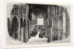 Selby: The Nave and Choir, Looking East by Anonymous