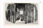 Selby: The Nave and Choir, Looking East by Anonymous