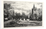 From Left to Right: All Saints' Church, the Bell Tower, Evesham Abbey, St. Laurence's Church by Anonymous