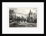 From Left to Right: All Saints' Church, the Bell Tower, Evesham Abbey, St. Laurence's Church by Anonymous