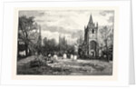 From Left to Right: All Saints' Church, the Bell Tower, Evesham Abbey, St. Laurence's Church by Anonymous
