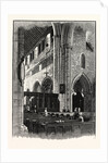 Cartmel Church, View Across the Nave by Anonymous