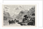 The Return from the Wedding, Hardanger Fjord by Anonymous