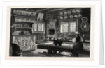 Interior of an Old Thelemarken House Now at Bygdo, Near Christiania, Oslo by Anonymous