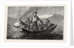 Salmon Spearing by Night by Anonymous