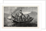 Salmon Spearing by Night by Anonymous