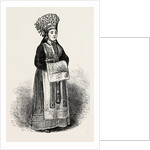 A Norwegian Bride Wearing Her Crown by Anonymous