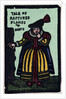 Illustration of English Tales Folk Tales and Ballads. A Woman Wearing a Yellow and Red Dress by Anonymous