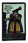 Illustration of English Tales Folk Tales and Ballads. A Woman Wearing a Yellow and Red Dress by Anonymous