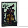 Illustration of English Tales Folk Tales and Ballads. A Woman Wearing a Yellow and Red Dress by Anonymous