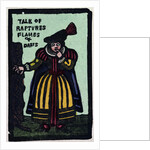 Illustration of English Tales Folk Tales and Ballads. A Woman Wearing a Yellow and Red Dress by Anonymous