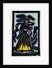 Illustration of English Tales Folk Tales and Ballads. A Woman Playing a Drum by Anonymous