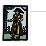 Illustration of English Tales Folk Tales and Ballads. A Person Wearing a Yellow Dress by Anonymous
