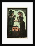 Illustration of English Tales Folk Tales and Ballads. A Woman Holding a Man's Elbow by Anonymous