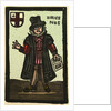 Illustration of English Tales Folk Tales and Ballads. A Man with a Book. by Anonymous