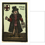 Illustration of English Tales Folk Tales and Ballads. A Man with a Book. by Anonymous
