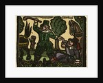 Illustration of English Tales Folk Tales and Ballads. George. Two Men and Two Horses. by Anonymous