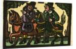 Illustration of English Tales Folk Tales and Ballads. Two Men on Horseback by Anonymous
