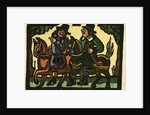 Illustration of English Tales Folk Tales and Ballads. Two Men on Horseback by Anonymous