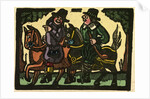 Illustration of English Tales Folk Tales and Ballads. Two Men on Horseback by Anonymous