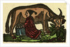 Illustration of English Tales Folk Tales and Ballads. A Person Milking a Cow by Anonymous