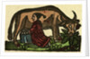 Illustration of English Tales Folk Tales and Ballads. A Person Milking a Cow by Anonymous