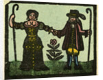 Illustration of English Tales Folk Tales and Ballads. A Man and a Woman Holding Hands by Anonymous