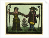 Illustration of English Tales Folk Tales and Ballads. A Man and a Woman Holding Hands by Anonymous