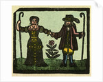 Illustration of English Tales Folk Tales and Ballads. A Man and a Woman Holding Hands by Anonymous