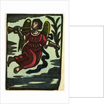Illustration of English Tales Folk Tales and Ballads. An Angel with a Trumpet. by Anonymous