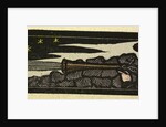 Illustration of English Tales Folk Tales and Ballads. A Man Firing a Rifle at Night by Anonymous