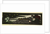 Illustration of English Tales Folk Tales and Ballads. A Man Firing a Rifle at Night by Anonymous