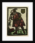 Illustration of English Tales Folk Tales and Ballads. A Man with a Beard Dressed in Red by Anonymous