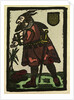Illustration of English Tales Folk Tales and Ballads. A Man with a Beard Dressed in Red by Anonymous