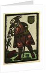 Illustration of English Tales Folk Tales and Ballads. A Man with a Beard Dressed in Red by Anonymous