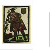 Illustration of English Tales Folk Tales and Ballads. A Man with a Beard Dressed in Red by Anonymous