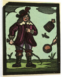 Illustration of English Tales Folk Tales and Ballads. A Man with a Whip by Anonymous